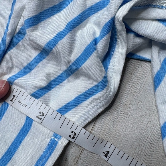 Old Navy Blue Stripe Lounge Women's Sunday Sleep Shorts Pajama 4X - Picture 11 of 14